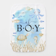 Oh Boy Under The Sea Baby Receiving Blanket at Zazzle