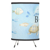 Oh Boy Under the Sea Baby Tripod Lamp (Left)