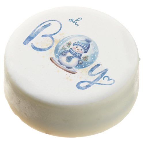 Oh Boy Winter Theme Baby Shower Chocolate Covered Oreo