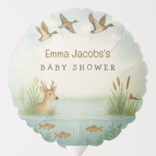 Oh Boy! Woodland Baby Shower Welcome Balloon