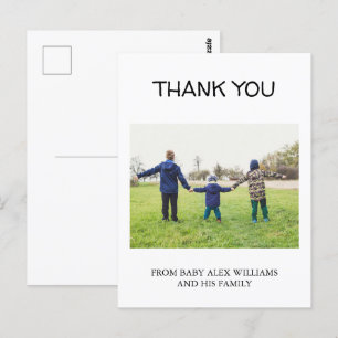 OH BROTHER! THERE'S ANOTHER?! Baby Photo Birth Postcard