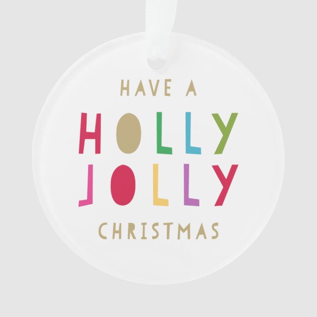 Oh By Golly | Holiday Ornament (Front)