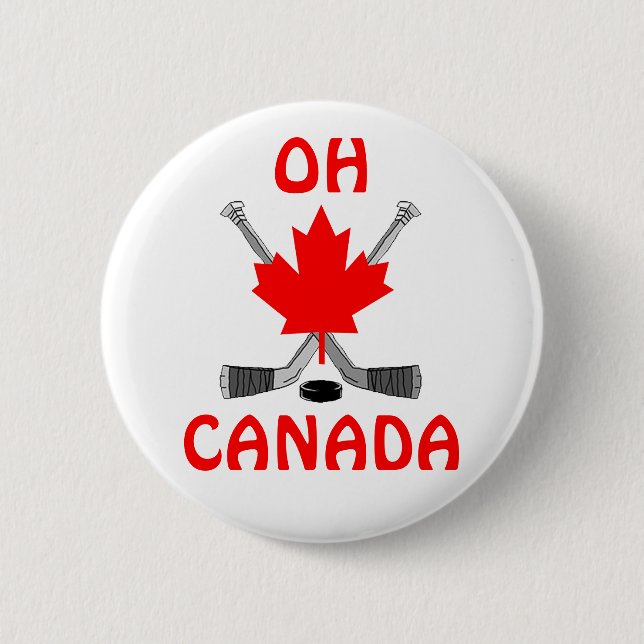 Oh Canada Button (Front)