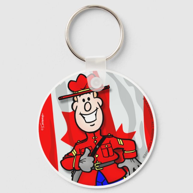 Oh Canada EH! Keychain (Front)