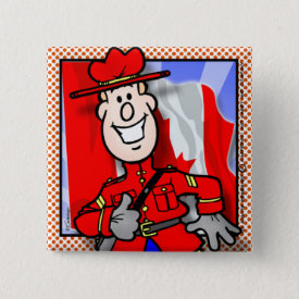 Oh Canada EH! Pinback Button