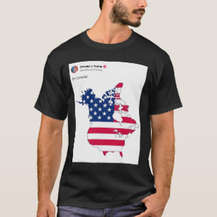 Oh Canada Funny Trump Map Of Usa T-Shirt