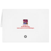 Oh Canada-happy thanksgiving-flag Cards (Back Horizontal)