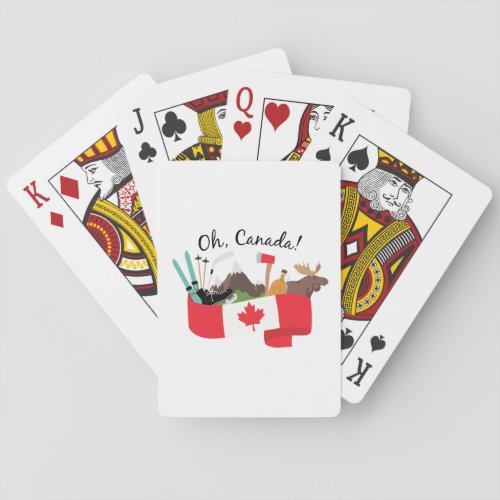 Oh Canada Poker Cards