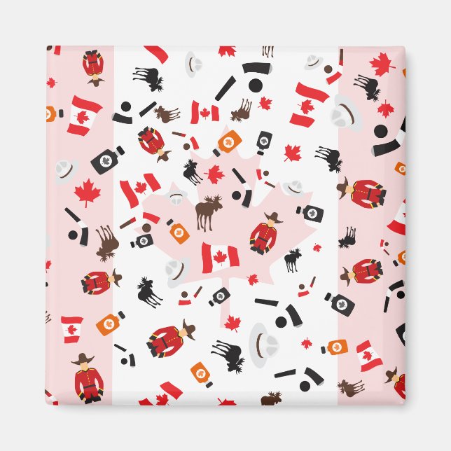 Oh Canada- what Canada is famous for Magnet (Front)