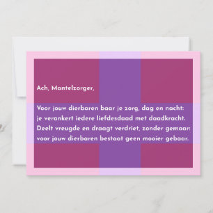 Oh, Caregiver Thank You Card