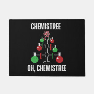 Oh Chemist Tree Chemistree Pun Science Doormat
