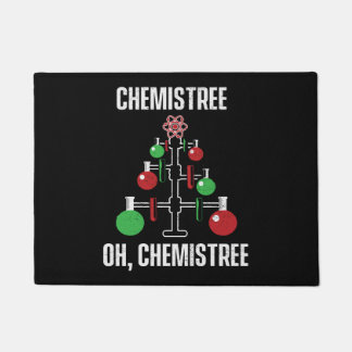 Oh Chemist Tree Chemistree Pun Science Doormat
