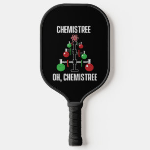Oh Chemist Tree Chemistree Pun Science Pickleball Paddle