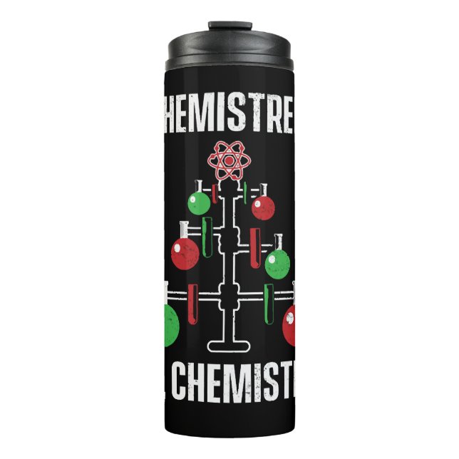 Oh Chemist Tree Chemistree Pun Science Thermal Tumbler (Front)