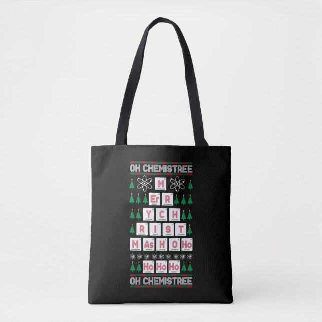 oh chemistree Chemist Science Christmas Tote Bag (Front)