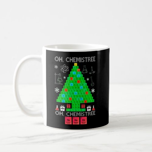 Oh Chemistree Chemist Tree Funny Science Christmas Coffee Mug