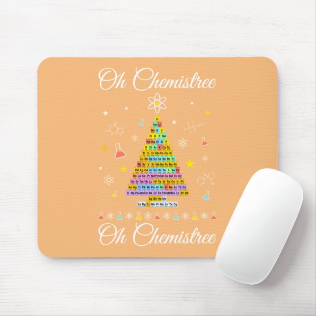Oh Chemistree Colorful Periodic Table Elements Che Mouse Pad (With Mouse)