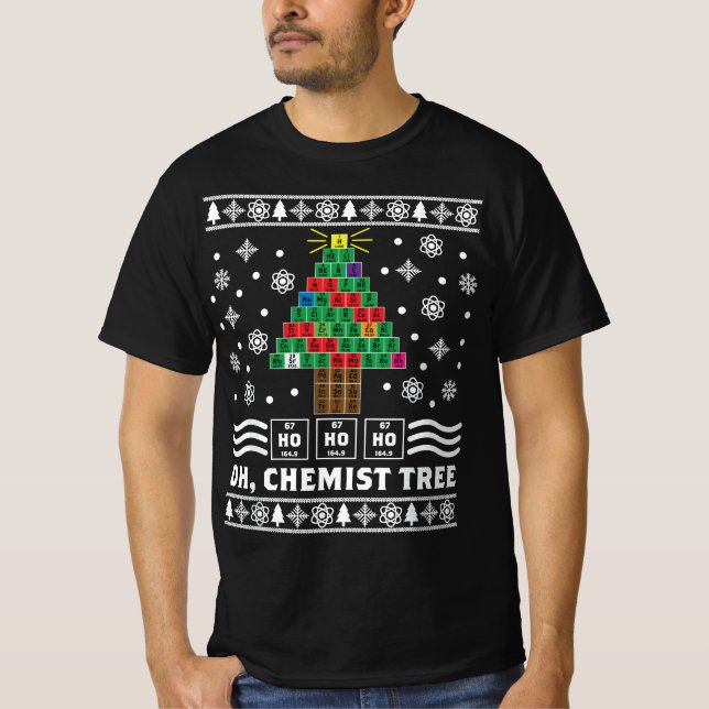 Oh Chemistree Funny Science Design Gift  T-Shirt (Front)