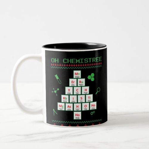 Oh Chemistree Oh Chemistree Funny Element Design Two_Tone Coffee Mug