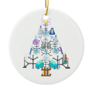 Oh Chemistry, Oh Chemist Tree Ceramic Ornament