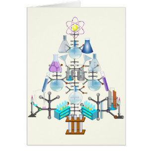 Oh Chemistry, Oh Chemist Tree Christmas Cards