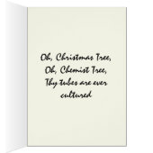 Oh Chemistry, Oh Chemist Tree Christmas Cards (Inside (Right))