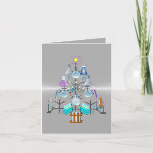 Oh Chemistry, Oh Chemist Tree Holiday Card