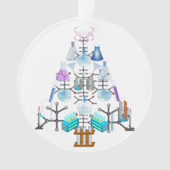 Oh Chemistry  Oh Chemist Tree Ornament by I_Love_Xmas at Zazzle
