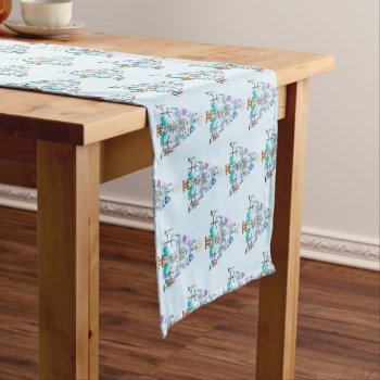 Oh Chemistry  Oh Chemist Tree Short Table Runner by I_Love_Xmas at Zazzle