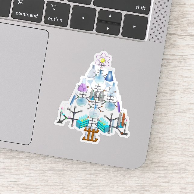 Oh Chemistry, Oh Chemist Tree Sticker (Detail)