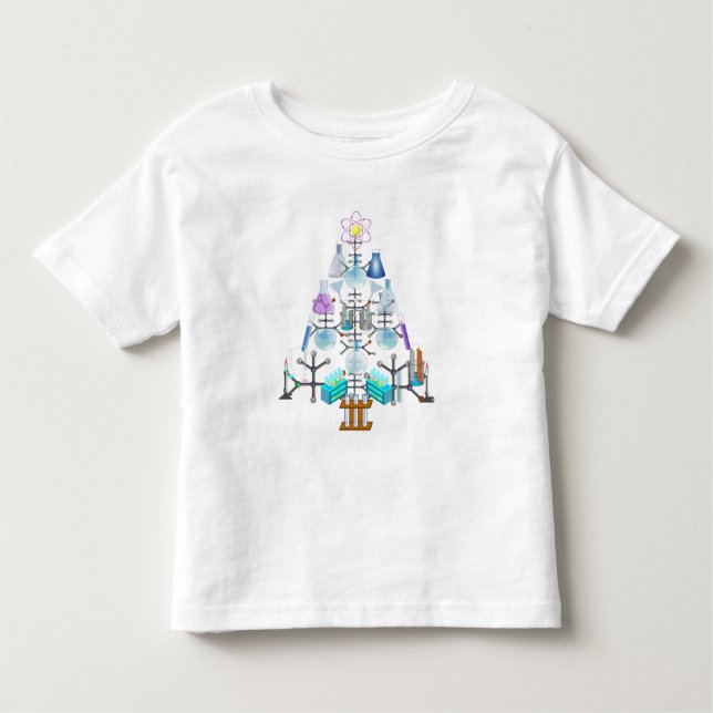 Oh Chemistry, Oh Chemist Tree Toddler T-shirt (Front)