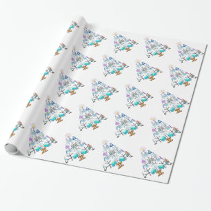 Oh Chemistry, Oh Chemist Tree Wrapping Paper