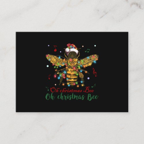 Oh Christmas Bee  Oh Christmas Bee Business Card