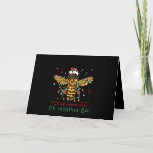 Oh Christmas Bee  Oh Christmas Bee Card