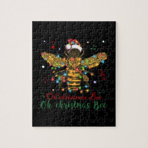 Oh Christmas Bee  Oh Christmas Bee Jigsaw Puzzle