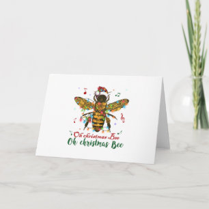 Oh Christmas Bee Oh Christmas Bee Light Card