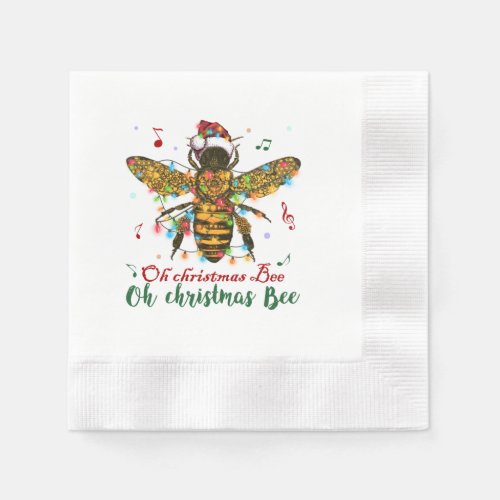 Oh Christmas Bee Oh Christmas Bee Light Napkins