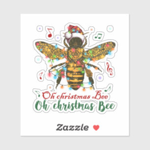 Oh Christmas Bee Oh Christmas Bee Light Sticker