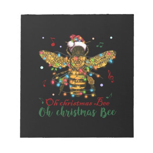 Oh Christmas Bee  Oh Christmas Bee Notepad