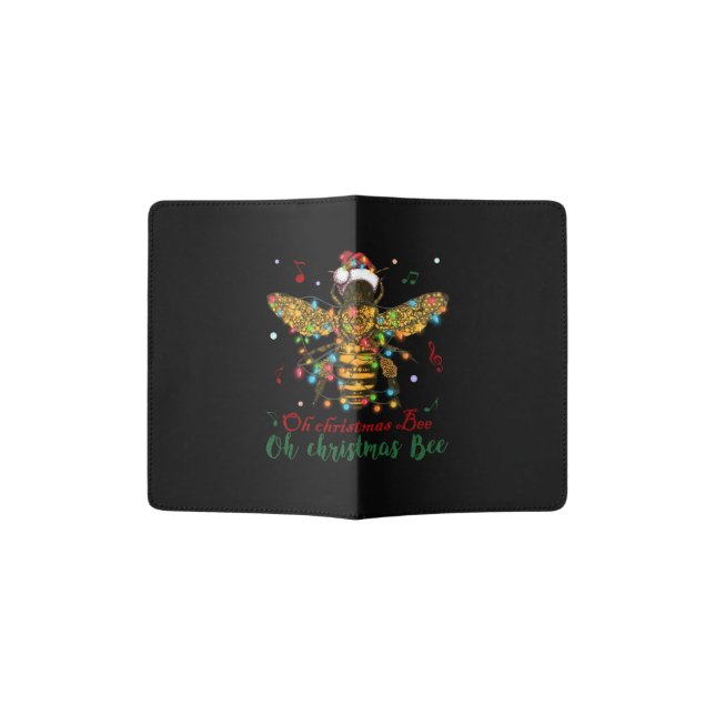 Oh Christmas Bee | Oh Christmas Bee Passport Holder (Opened)