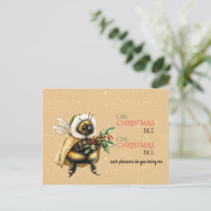 Oh, Christmas Bee, Oh, Christmas Bee Postcard