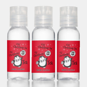 Oh Christmas Tea Penguin Lover - Tea Drinker Hand Sanitizer
