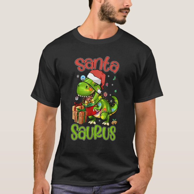 Oh Christmas Tree Cake Christmas Light Merry Xmas T-Shirt (Front)