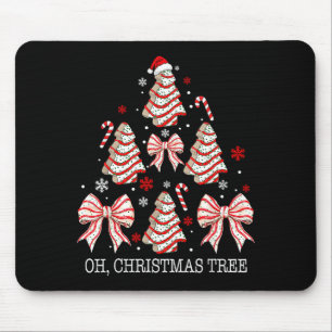 Oh Christmas Tree Cakes Debbie Becky Jen Cake Love Mouse Pad