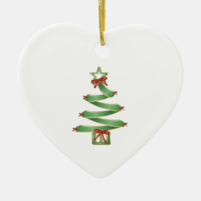 Oh Christmas Tree Ceramic Ornament (Front)