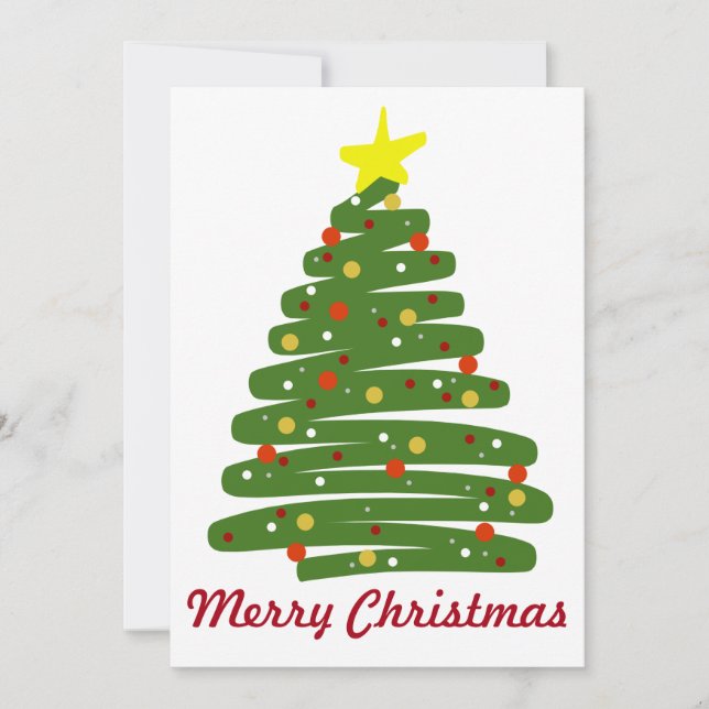 Oh Christmas Tree Holiday Card (Front)