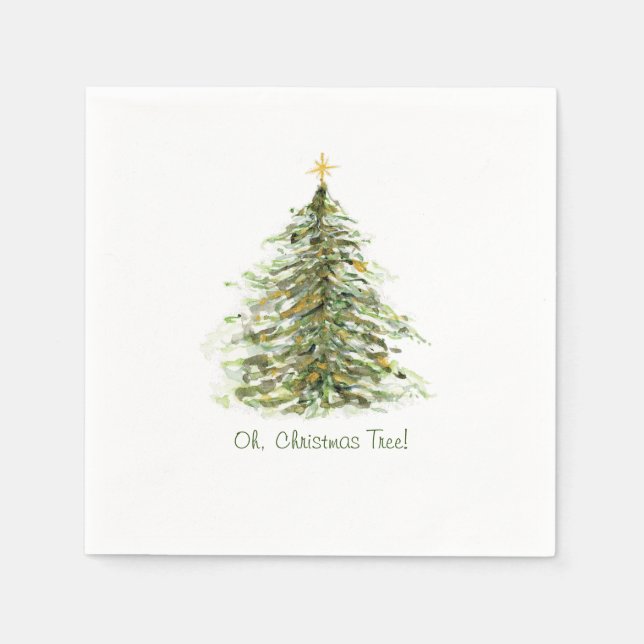 Oh, Christmas Tree  Napkins (Front)