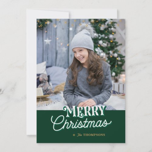 Oh Christmas Tree Photo Greeting Card