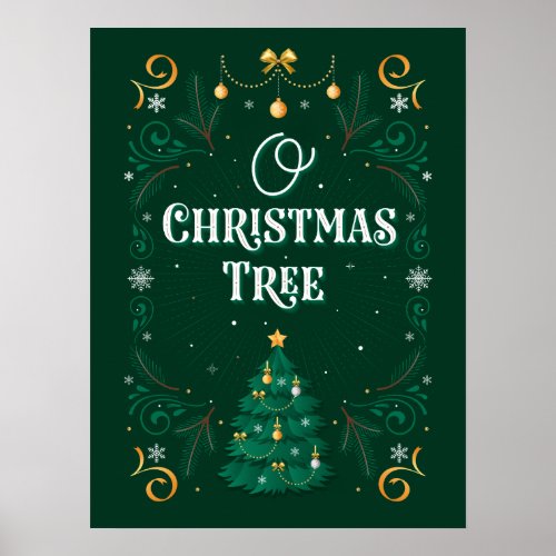 Oh Christmas Tree Poster 18x24
