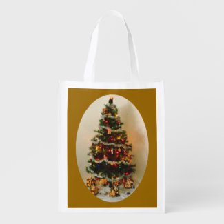 Oh, Christmas Tree Reusable Grocery Bag